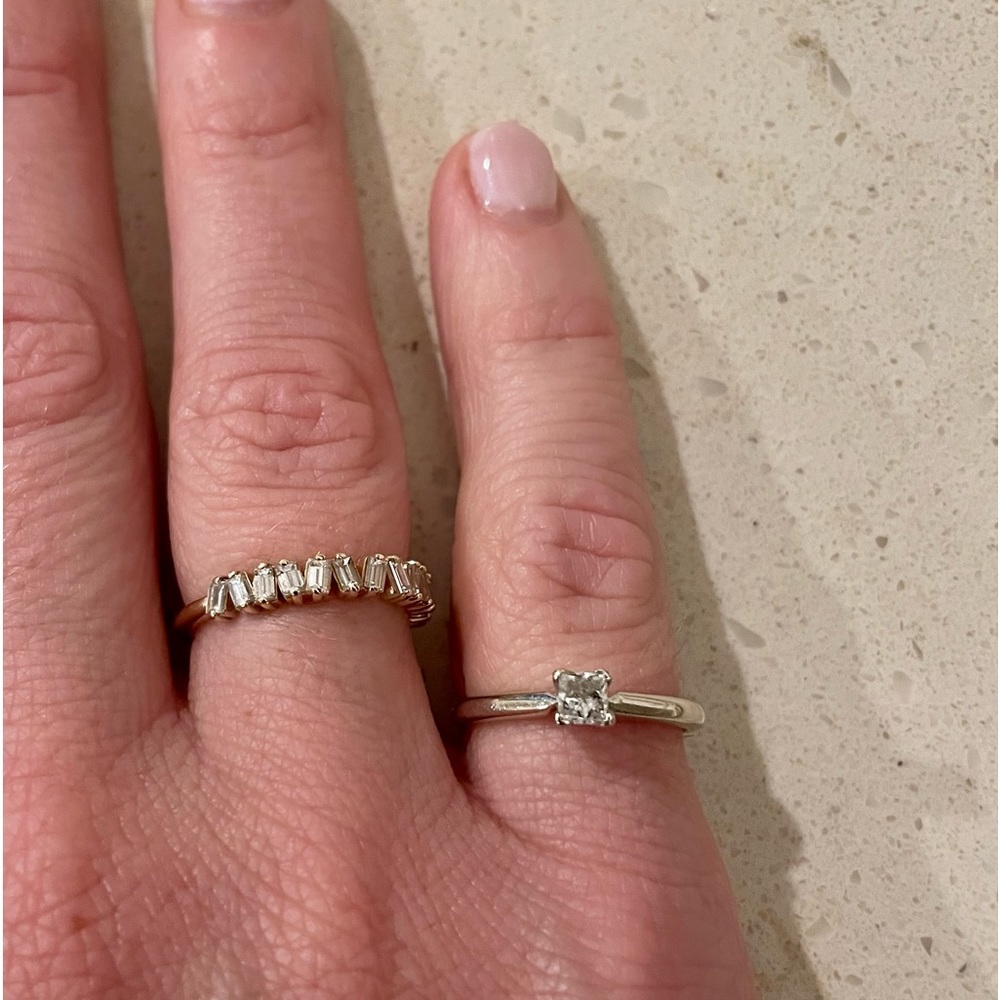 Certified Diamond Ring - .23 ct - size 6 - Picture 4 of 4